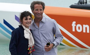 Foncia MOD70 Christened by Audrey Tautou in Les Glenans