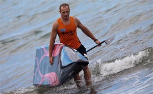 Spithill Swaps Two Hulls for a SUP and a Wingsail for a Paddle.