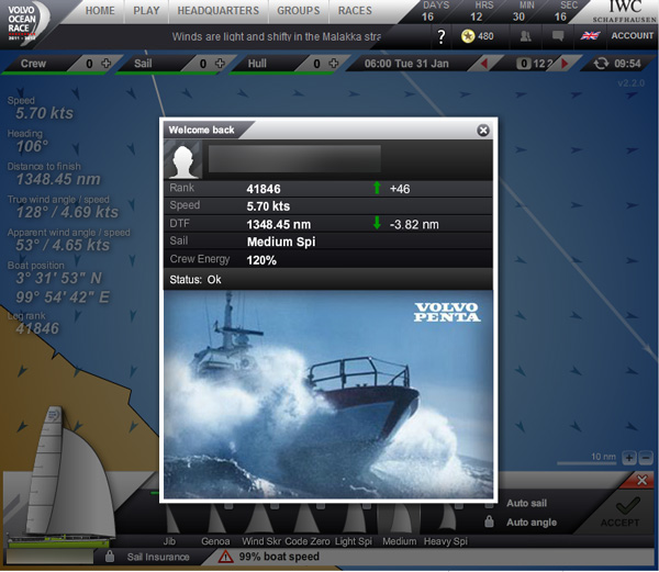 Volvo Ocean Race Game Sponsorship